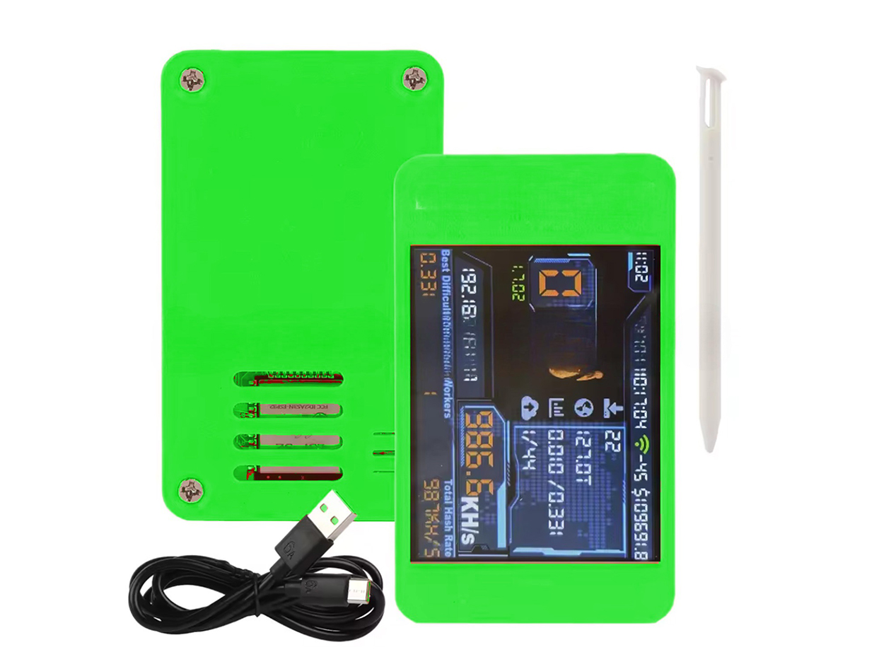 BlockChance Color Series BitCoin Ticket Miner (Green)