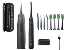 Mouth Armor Sonic Toothbrush with Cordless Water Flosser & Travel Case