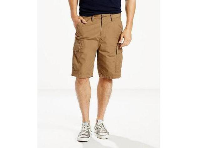 Levi's Men's Big And Tall Carrier Cargo Shorts Brown Size 50 | Macworld