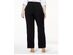 JM Collection Women's Petite Curvy-Fit Straight-Leg Pants Black Size 20