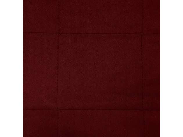 Serta Microsuede Electric Warming Furniture Protector Easy Care Chair Protector Merlot - Merlot