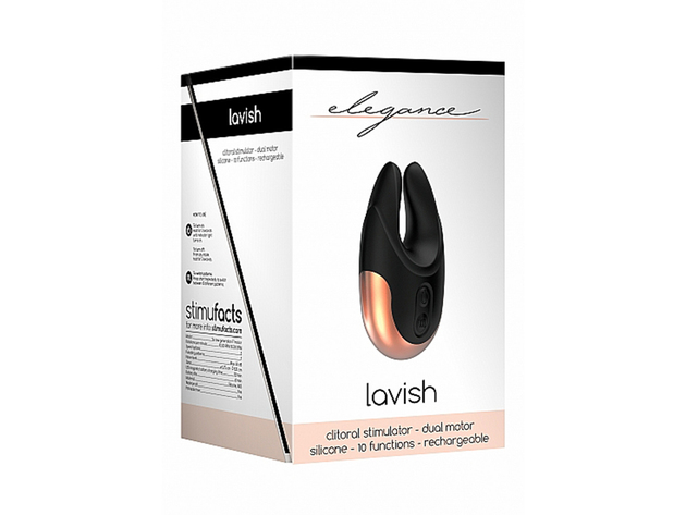 Elegance Lavish Clit Stimulator - Black