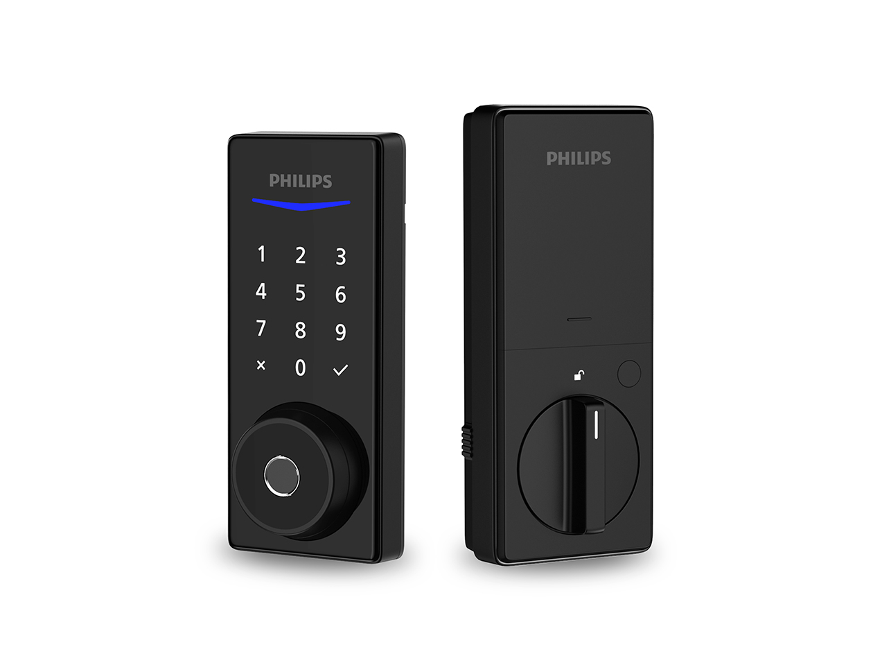 Philips 1000 Series Touchscreen Fingerprint Electronic Deadbolt (Matte Black)