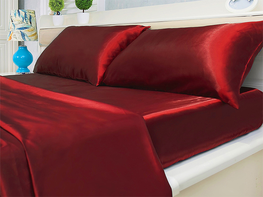 Silky-Soft Satin 4-Piece Sheet Set