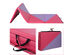 Costway 4'x10'x2'' Gymnastics Mat Thick Folding Panel Gym Home Pink & Purple