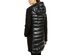Calvin Klein Women's Asymmetrical Mixed-Media Puffer Jacket Black Size Large