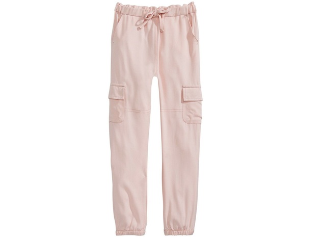 Epic Threads Big Girls Cargo Jogger Pants Peach Skin Size Medium