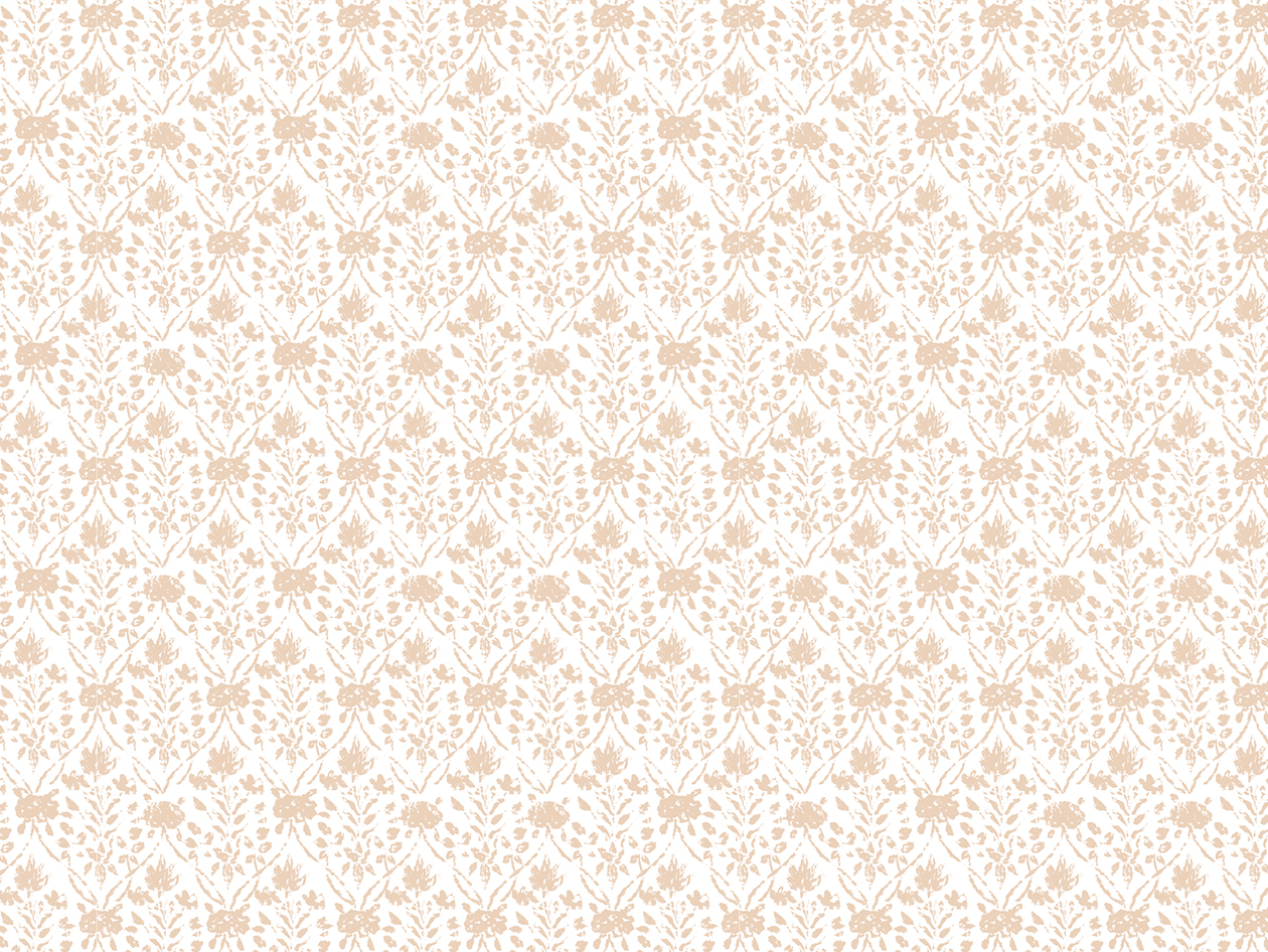 4-Piece Floral Print Microfiber Sheet Set (Diamond Taupe/Queen)