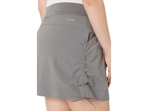 Columbia Women's Size Plus  Anytime Casual Skirt Grey Size Extra Large