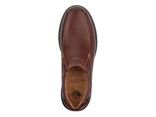 Dockers Mens Mosley Leather Dress Casual Slip-On Shoe - 12 M Briar
