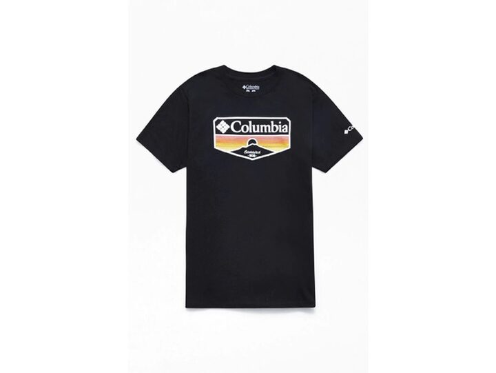 Columbia Men's Sandy Graphic T-Shirt Black Size XX-Large