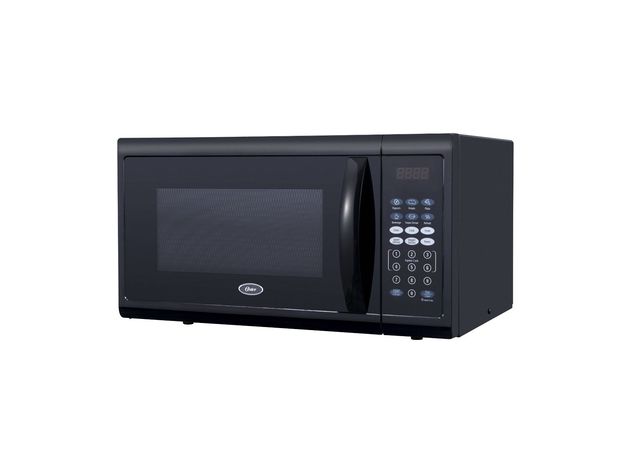 Oster OGZB1101 1.1 Cubic Feet 1100 Watt Digital Microwave Oven with 10 Adjustable Power Levels, Black (New Open Box)