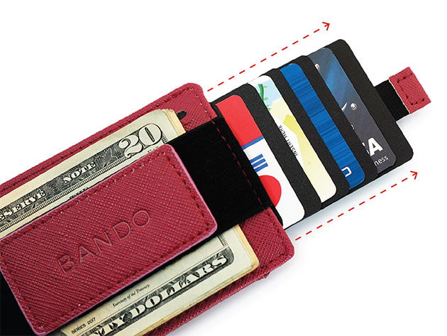 BBANDO 2.0 Multi-Functional Slim Wallet (Red)