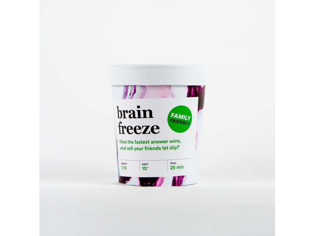 Brain Freeze: The Speak-Before-You-Think Game for All Ages - Family Edition