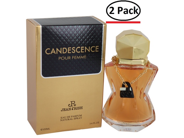 Candescence by Jean Rish Eau De Parfum Spray 3.4 oz for Women (Package of 2)