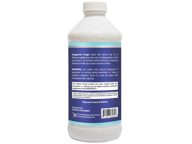 Beaver Brook Liquid L-Carnitine 1,500mg with Green Tea & Artichoke - Orange Pineapple - 32