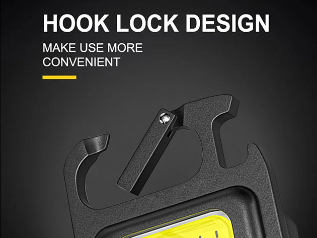 Key Cob Keychain Flashlight (4-Pack)