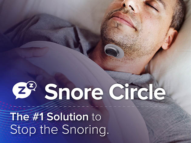 Snore Circle Anti-Snoring Sleep Aid Muscle Stimulator