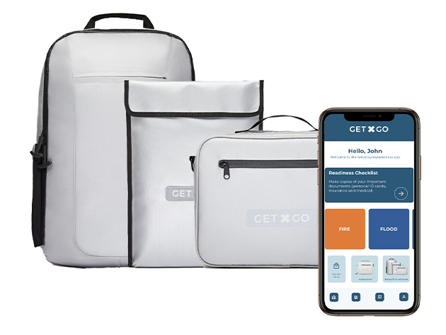 GetxGo® Pre-Filled Prep Kit (READY Pack Combo, Fire/Water-Resistant)