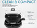 Aroma Housewares ASP-218B 4-Quart 3-in-1 Cool-Touch Electric Indoor Grill