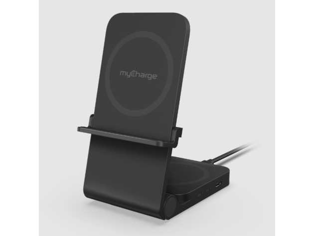MyCharge True Universal™ 3-in-1 Wireless Charging Stand CDS165KG-A (New - Open Box)