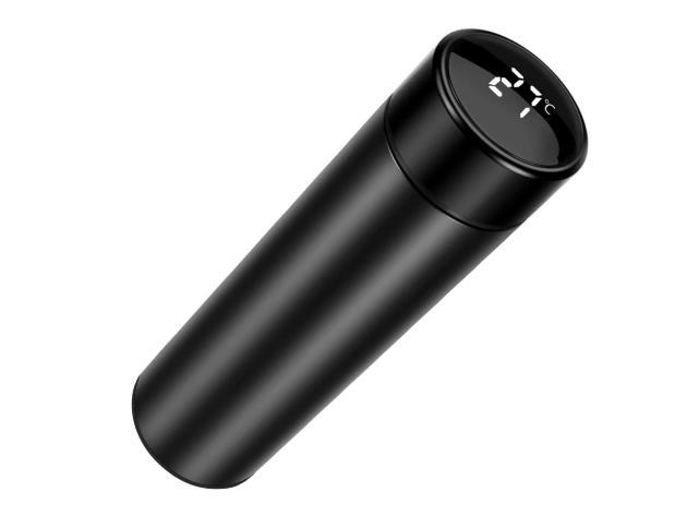 Stainless Steel Smart Water Bottle (black) 