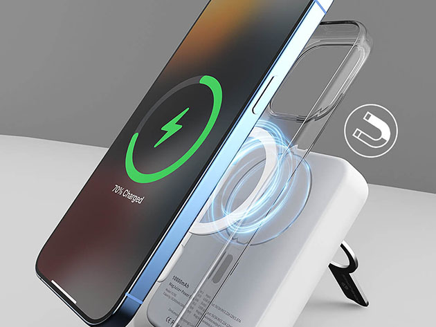 MagJuice 10000mAh Magnetic Power Bank with Apple Watch Charger