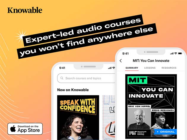 Knowable Audio Learning Platform: 1-Yr Subscription
