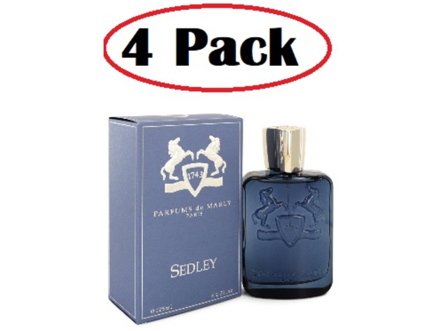 4 Pack of Sedley by Parfums De Marly Eau De Parfum Spray 4.2 oz