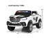 Costway Licensed Mercedes Benz x Class 12V 2-Seater Kids Ride On Car w/ Trunk White\Black\ Red - Black/White
