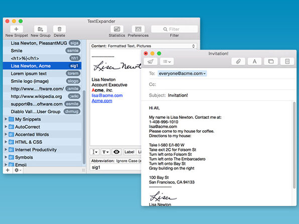 text expander for mac