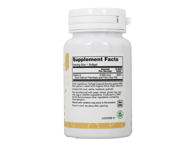 LuckyVitamin - Vitamin A 10000 IU - 100 Softgels