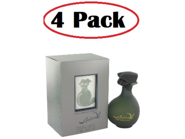 4 Pack of SALVADOR DALI by Salvador Dali Eau De Toilette Spray 3.4 oz