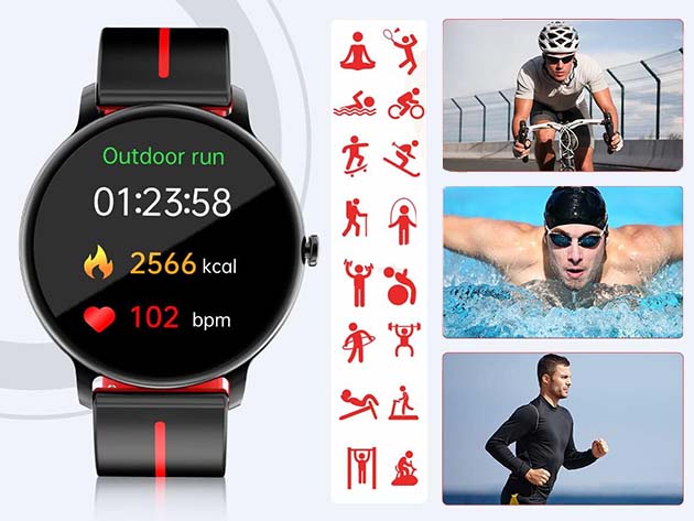 Smartwatch with 2024 health tracker