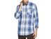 Weatherproof Vintage Men's Button Front Flannel Plaid Shirt Beige Size Small