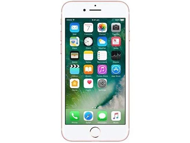 Apple iPhone 7, 32GB 4.7-inch iOS 10 GSM Unlocked Smartphone - Rose Gold (Used, No Retail Box)