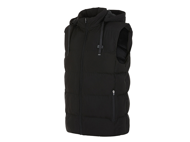 Helios Paffuto Heated Unisex Vest with Power Bank (Black/XL)