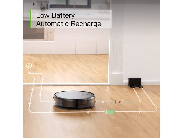 InstaRobo B1 Robot Vaccum Cleaner,  2-in-1 Vacuum and Mop Robot Automatic Self-Charging