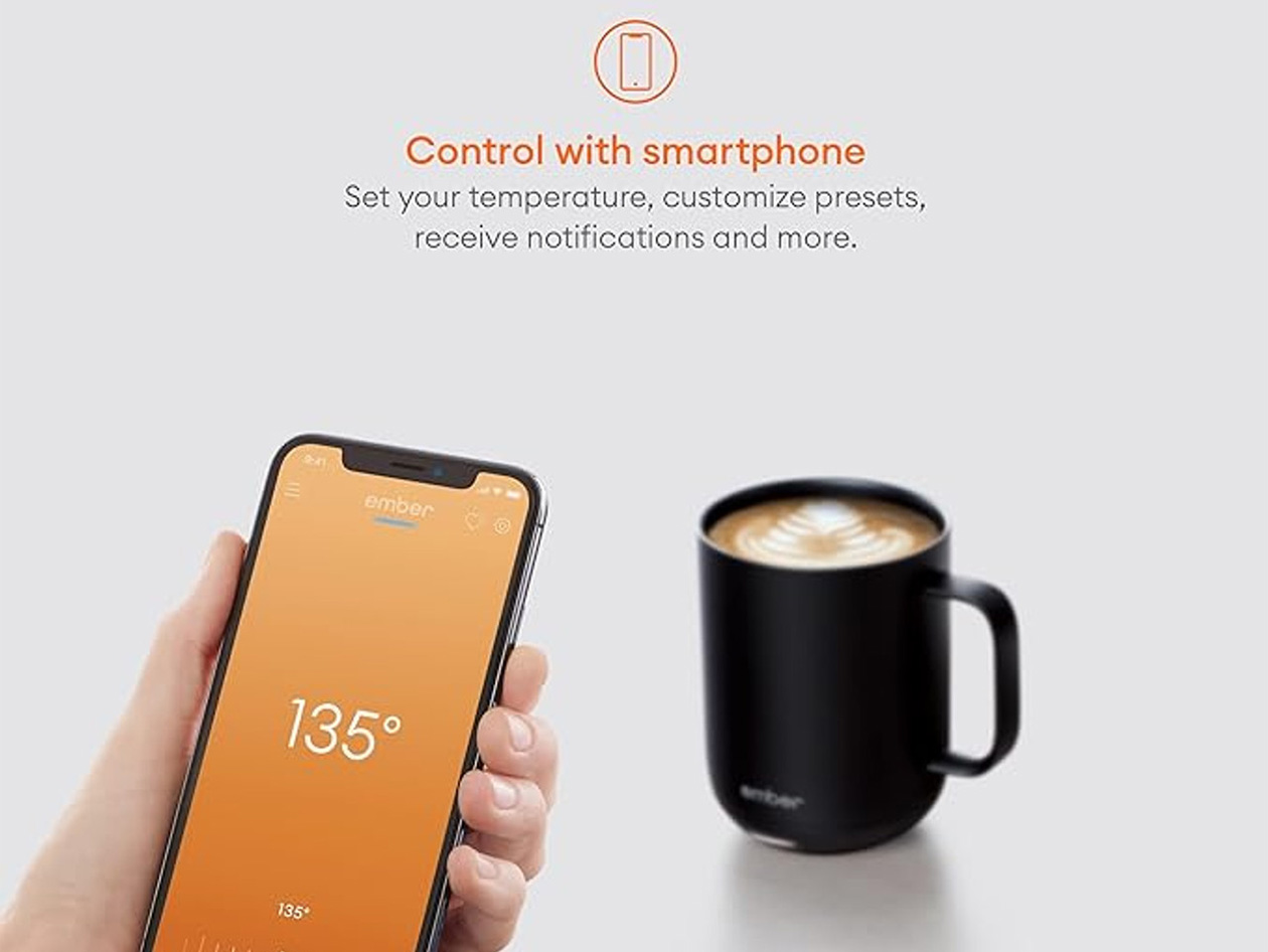 Ember Mug 2: Temperature Control Smart Mug 10oz - Black (Open Box)