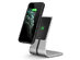 Home & Office Kit: Qi Charging Desk Stand (Silver) + iPhone Case