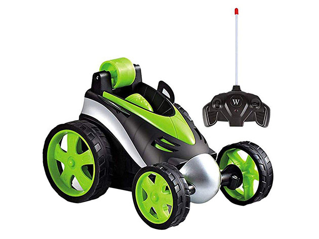 Remote Control Wheel Vehicle Wireless Remote Control Flip Wheels Toy Car | StackSocial