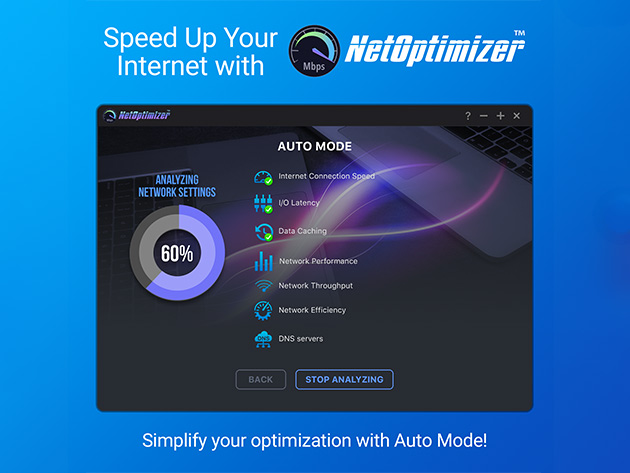 NetOptimizer™ Internet Speed Booster [3 Computers]