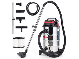Ironmax 6 HP 9 Gallon Shop Vacuum Cleaner w/ Dry & Wet & Blowing Function - Black, Red
