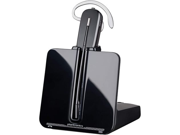Plantronics Convertible Streamlined Design Wireless Bluetooth Headset - Black- (Used)