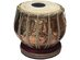 Satnam Golden Finish Bayan Hand Crafted Professional Tabla Drum Set - Copper (Used, Damaged Retail Box)
