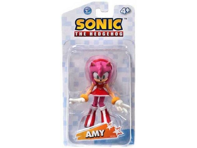 Sonic The Hedgehog Amy Rose 3.5 Inch Plastic Action Toy Figure