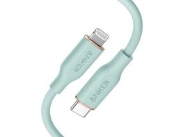 Anker 641 USB-C to Lightning Cable (Flow, Silicone) 3ft / Mint Green