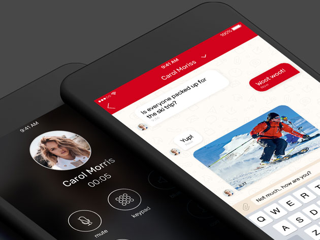 Hushed Private Phone Line: Lifetime Subscription (1 UK Phone Line)
