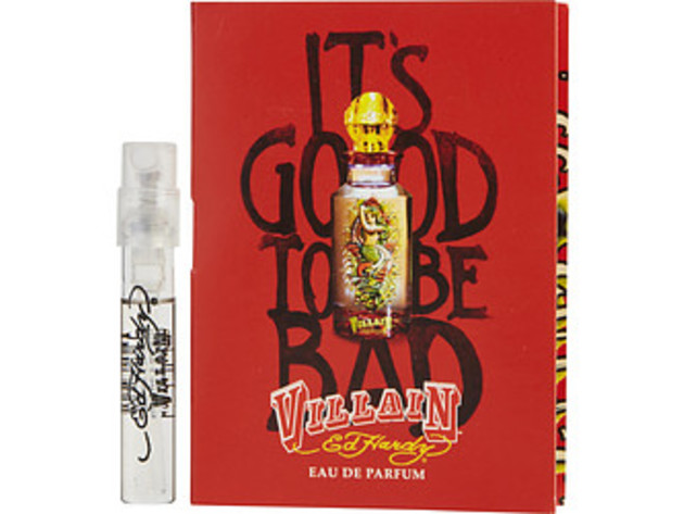 ED HARDY VILLAIN by Christian Audigier EAU DE PARFUM SPRAY VIAL ON CARD For WOMEN