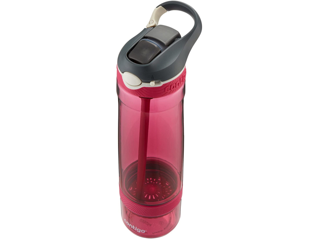 Contigo 2001495 AUTOSPOUT Straw Ashland Water Bottle with Infuser, 26 oz., Very Berry - Pink